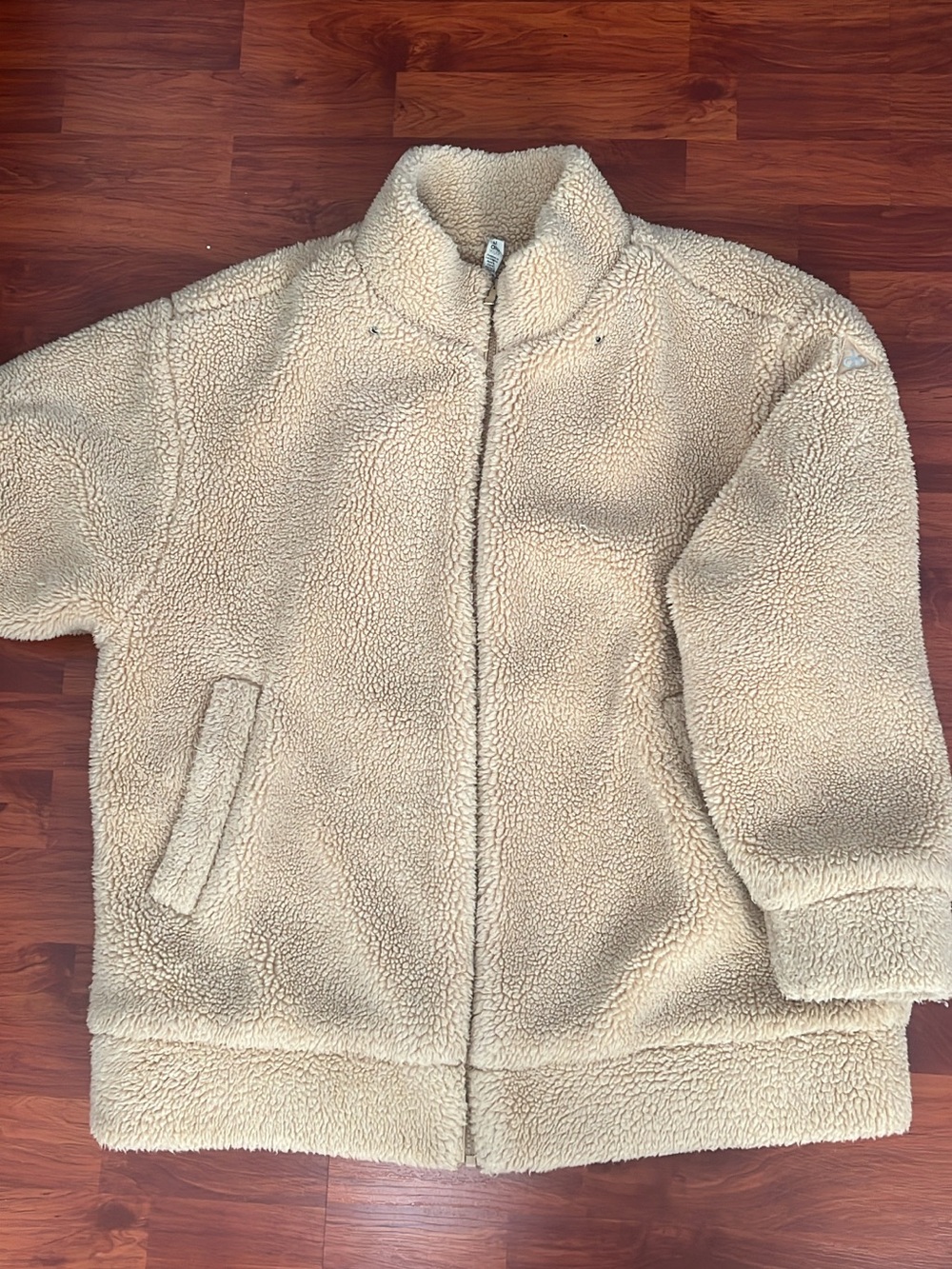 ALO Yoga Tan Sherpa Zip Jacket